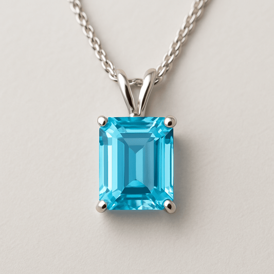 Blue Topaz Necklace