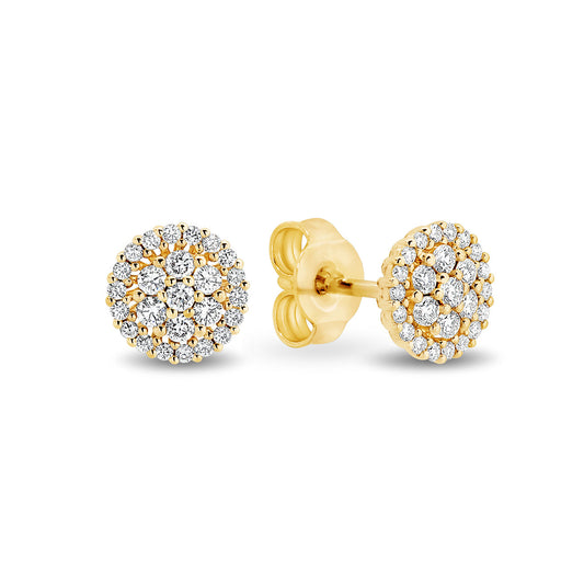 Gold Diamond Earrings