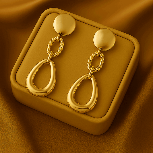Gold Statement Earrings