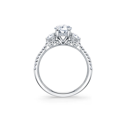 Hidden Halo Engagement Rings
