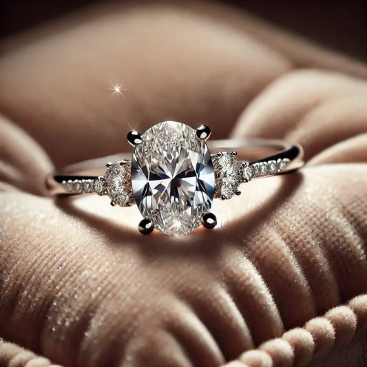 Oval Diamond Engagement Ring