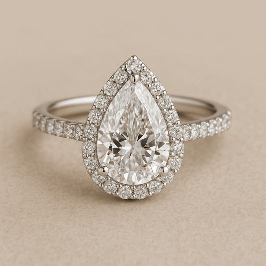 Pear Engagement Rings