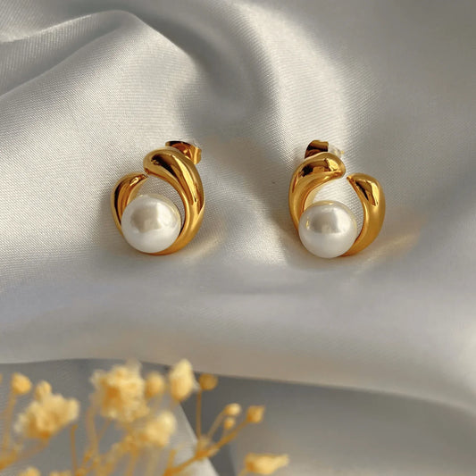 Pearl Stud Earrings