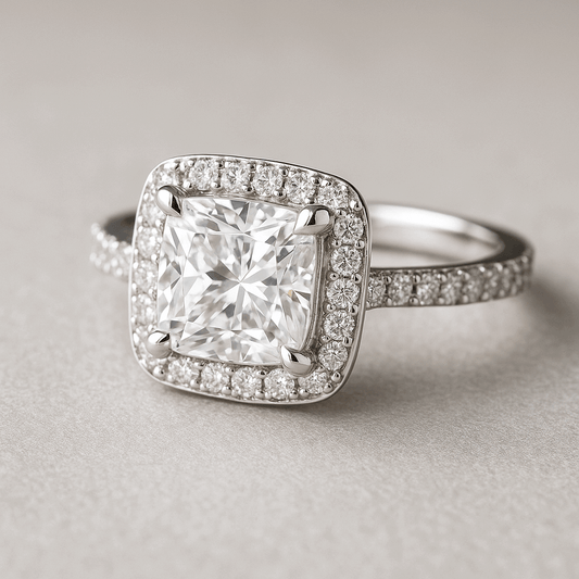 Square Diamond Ring