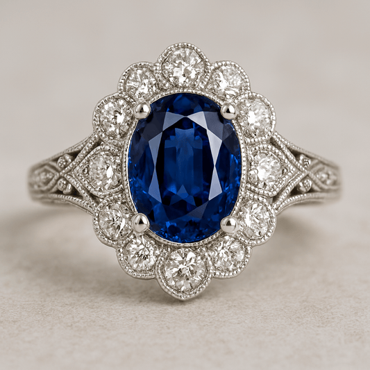 Vintage Sapphire Engagement Rings