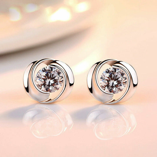 White Gold Earrings