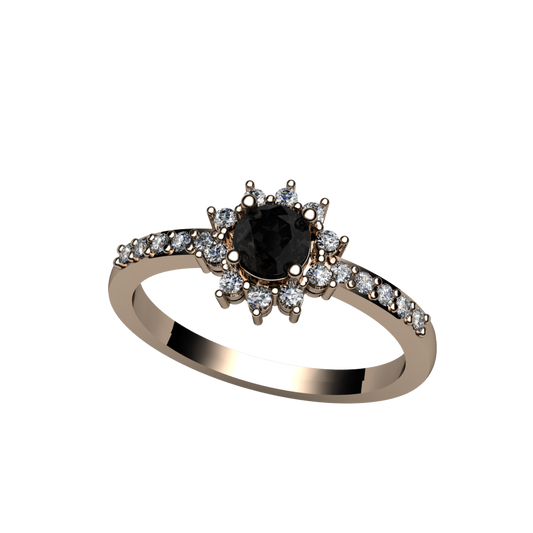 Black Diamond Engagement Ring: Bold Love in Timeless Form