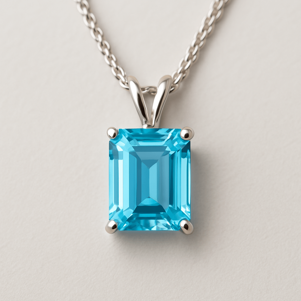 Blue Topaz Necklace