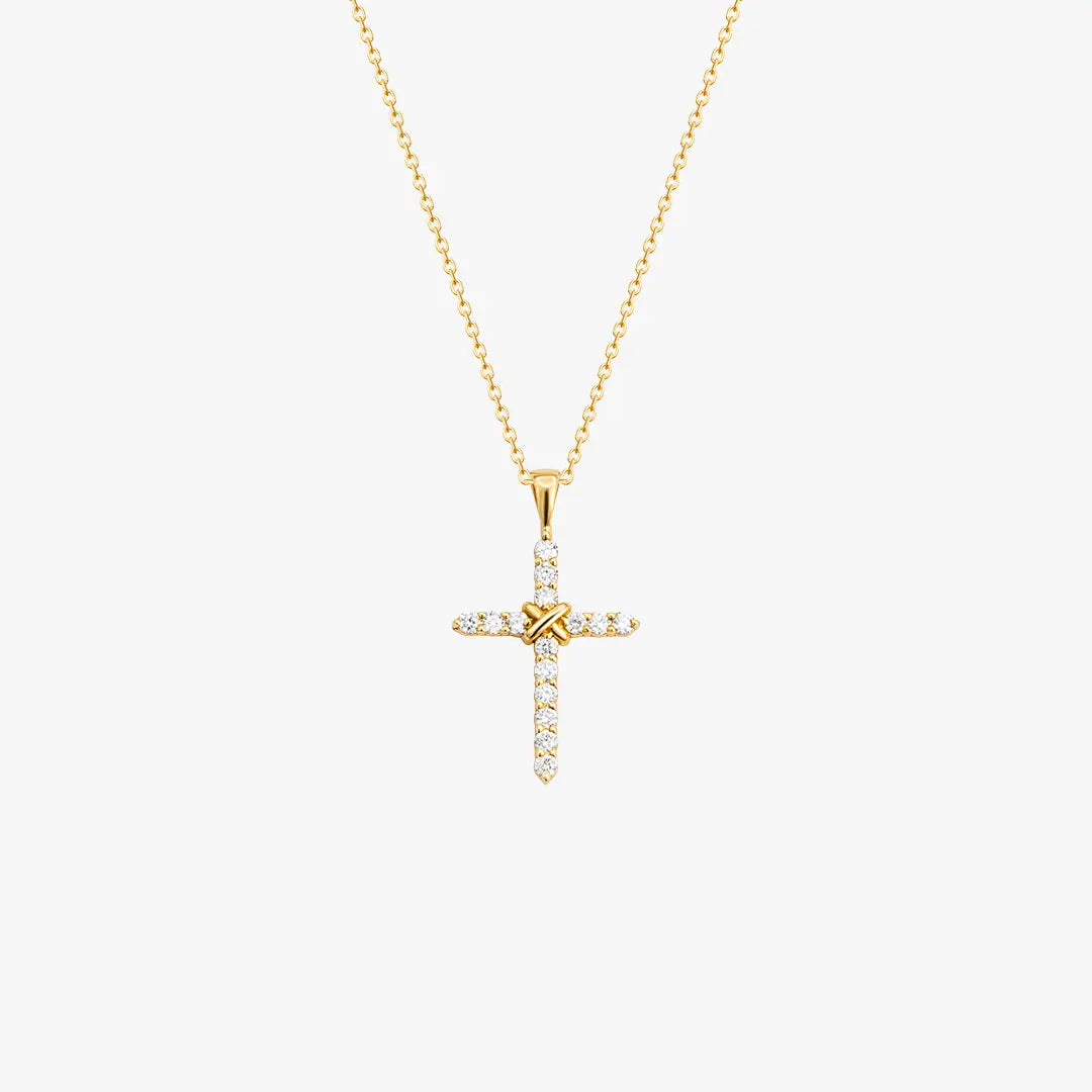 Gold Cross Necklaces for Women