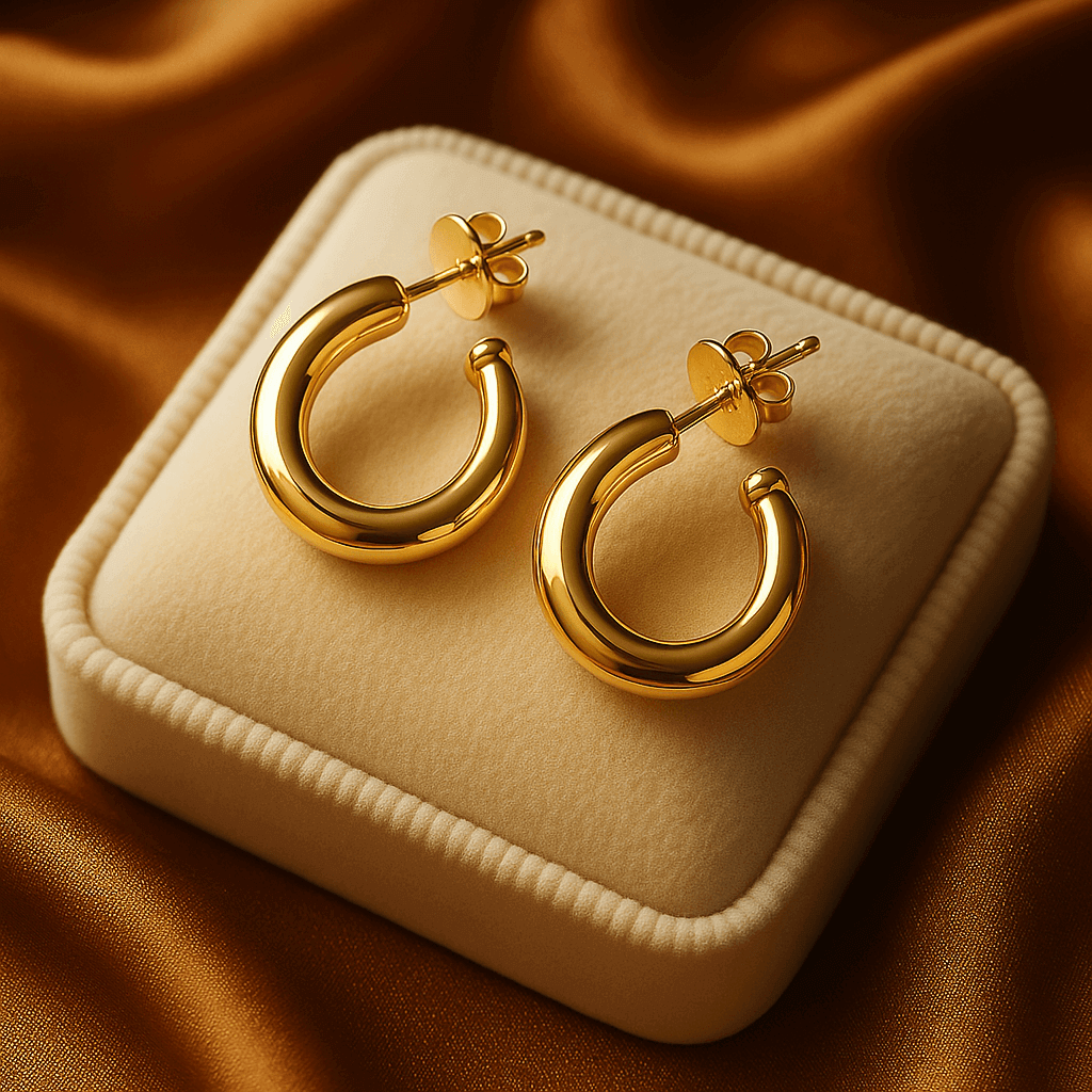 Real Gold Earrings