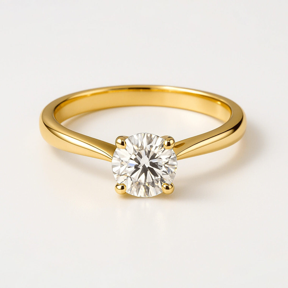 Solitaire Diamond Ring Gold