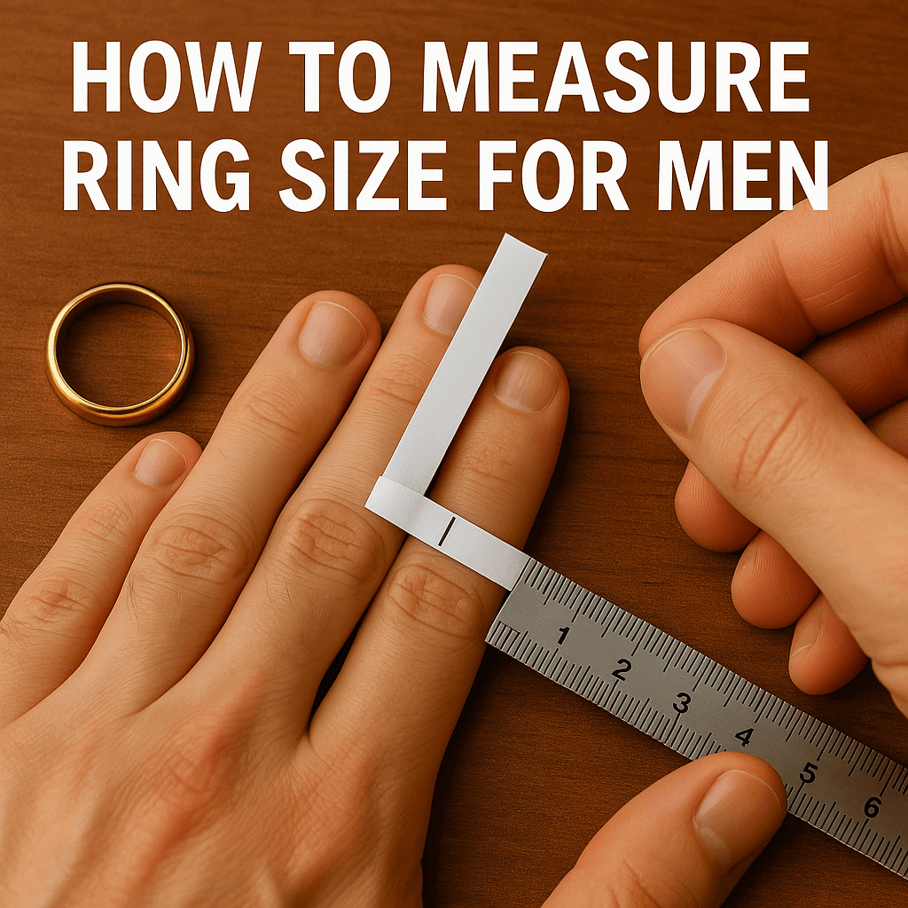 How to Measure Ring Size for Men at Home – Vermont Gem Lab