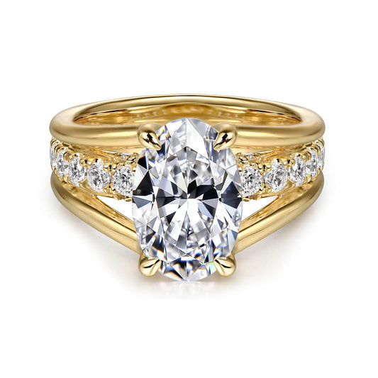Discover the Magic of Oval Diamonds Engagement Rings in Gold