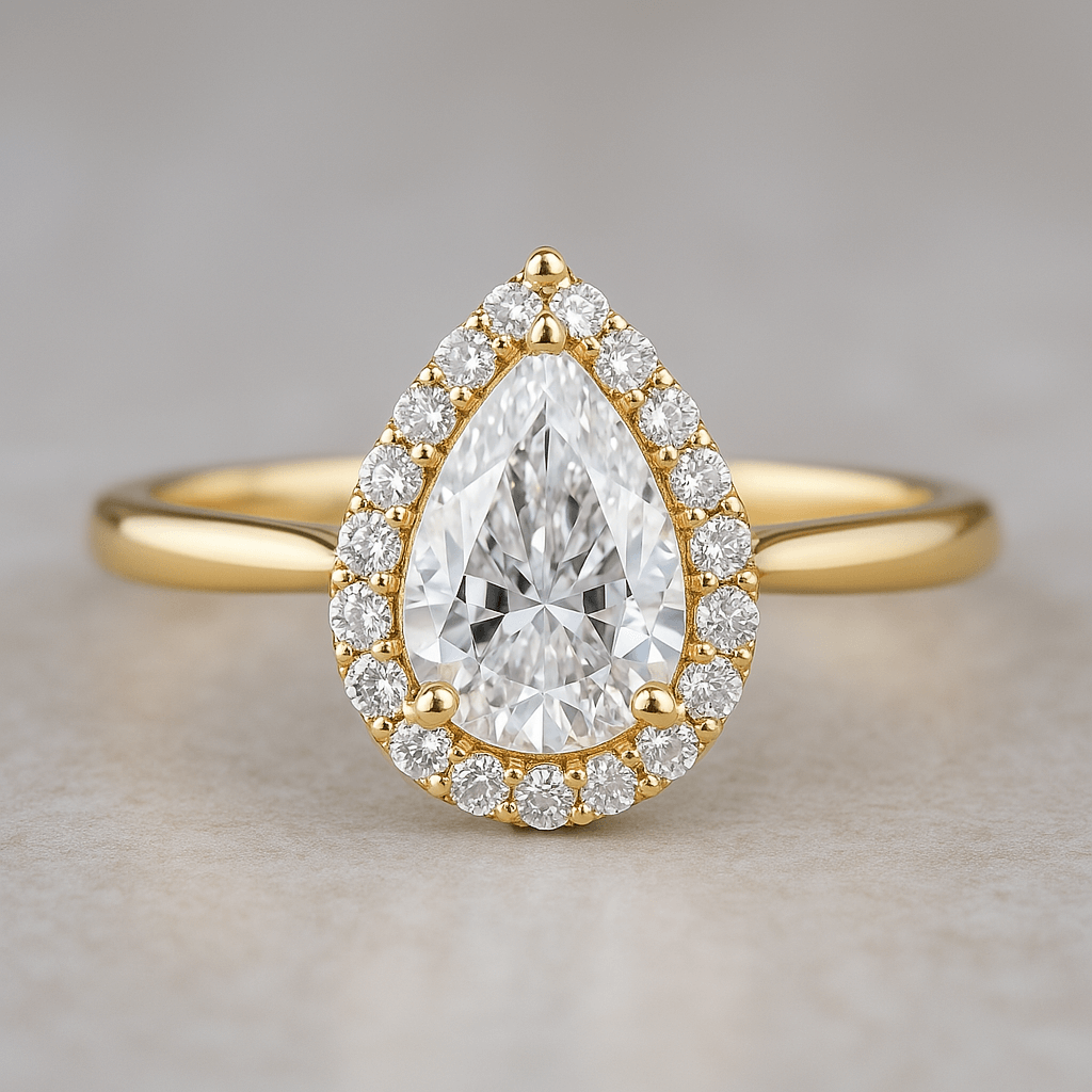 Timeless Beauty: The Allure of Engagement Rings Pear Shaped – Vermont ...