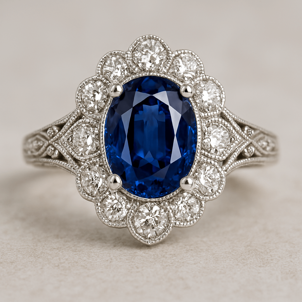Vintage Sapphire Engagement Rings