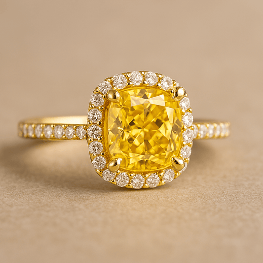 Yellow Diamond Engagement Ring