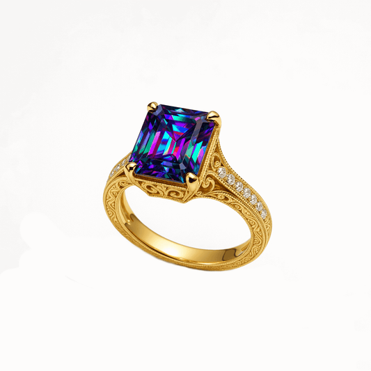Alexandrite Engagement Ring