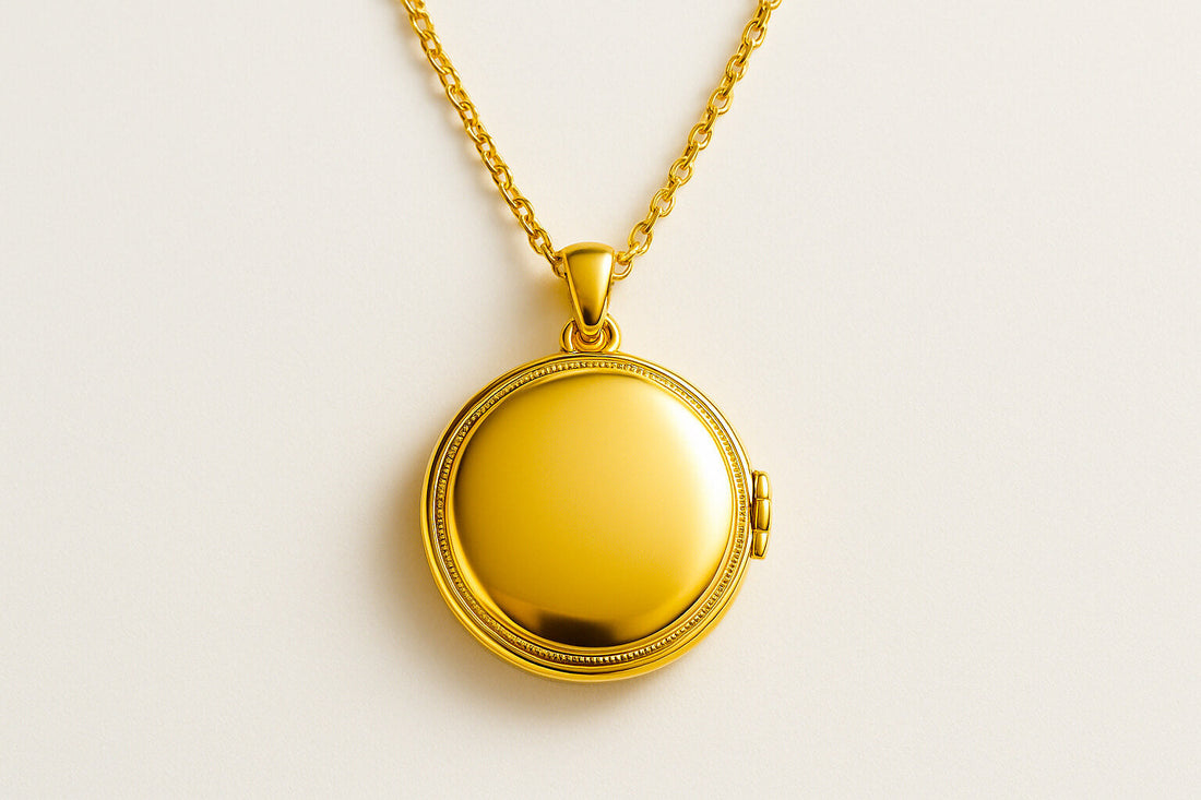 Gold Locket Necklace