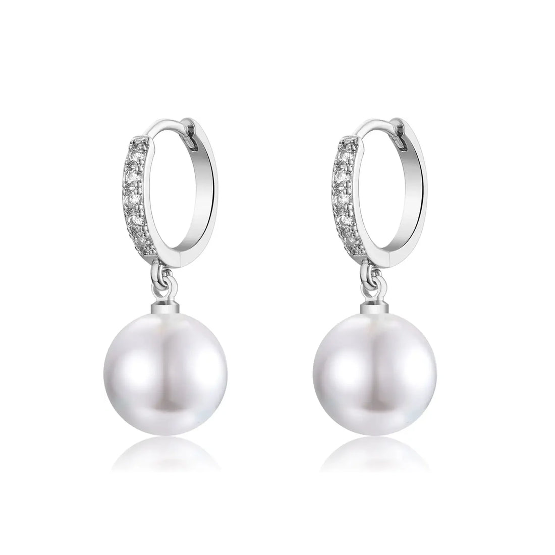 Silver Pearl Earrings