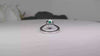 Oval diamond halo platinum custom Engagement Ring Vermont